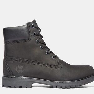 Timberland Men's Black Leather Lace-Up Work Boot